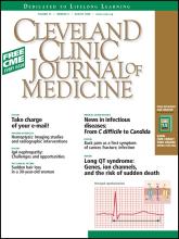 Cleveland Clinic Journal of Medicine: 75 (8)