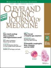 Cleveland Clinic Journal of Medicine: 75 (9)