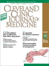 Cleveland Clinic Journal of Medicine: 76 (12)