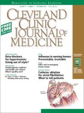 Cleveland Clinic Journal of Medicine: 76 (9)