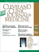 Cleveland Clinic Journal of Medicine: 77 (9)