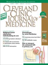 Cleveland Clinic Journal of Medicine: 78 (3)