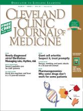 Cleveland Clinic Journal of Medicine: 78 (4)