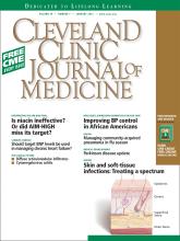 Cleveland Clinic Journal of Medicine: 79 (1)