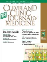 Cleveland Clinic Journal of Medicine: 79 (5)