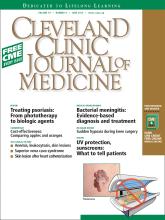 Cleveland Clinic Journal of Medicine: 79 (6)