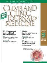 Cleveland Clinic Journal of Medicine: 79 (7)