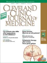 Cleveland Clinic Journal of Medicine: 80 (12)