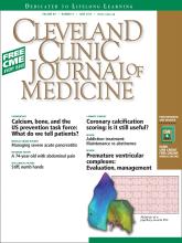 Cleveland Clinic Journal of Medicine: 80 (6)