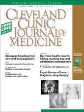 Cleveland Clinic Journal of Medicine: 80 (7)