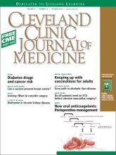 Cleveland Clinic Journal of Medicine: 81 (10)