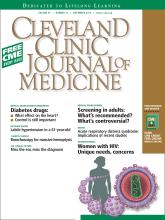 Cleveland Clinic Journal of Medicine: 81 (11)