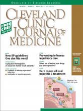 Cleveland Clinic Journal of Medicine: 81 (3)