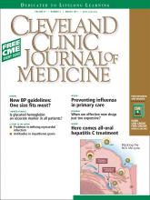 Cleveland Clinic Journal of Medicine: 81 (3)