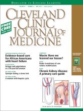 Cleveland Clinic Journal of Medicine: 81 (5)