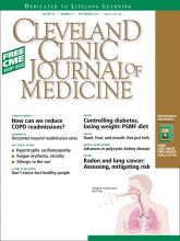 Cleveland Clinic Journal of Medicine: 81 (9)