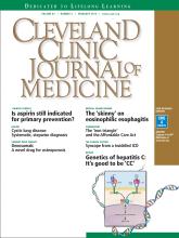 Cleveland Clinic Journal of Medicine: 82 (2)