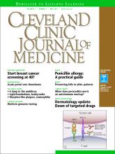 Cleveland Clinic Journal of Medicine: 82 (5)