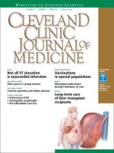 Cleveland Clinic Journal of Medicine: 82 (6)