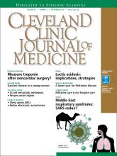 Cleveland Clinic Journal of Medicine: 82 (9)