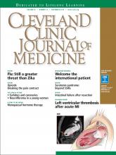 Cleveland Clinic Journal of Medicine: 83 (11)