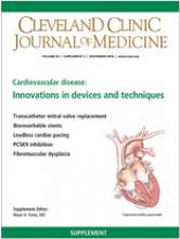 Cleveland Clinic Journal of Medicine: 83 (11 suppl 2)