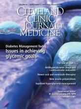 Cleveland Clinic Journal of Medicine: 83 (5 suppl 1)