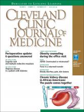 Cleveland Clinic Journal of Medicine: 84 (11)