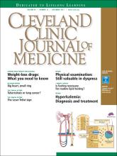 Cleveland Clinic Journal of Medicine: 84 (12)