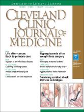 Cleveland Clinic Journal of Medicine: 84 (4)