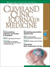 Cleveland Clinic Journal of Medicine: 84 (8)