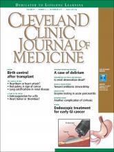 Cleveland Clinic Journal of Medicine: 84 (9)