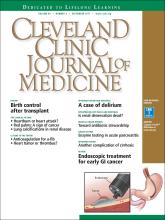 Cleveland Clinic Journal of Medicine: 84 (9)