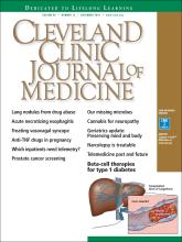 Cleveland Clinic Journal of Medicine: 85 (12)