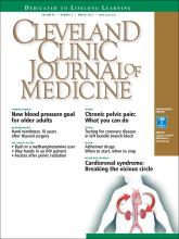 Cleveland Clinic Journal of Medicine: 85 (3)