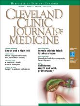 Cleveland Clinic Journal of Medicine: 85 (4)