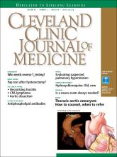 Cleveland Clinic Journal of Medicine: 85 (6)