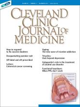 Cleveland Clinic Journal of Medicine: 86 (12)