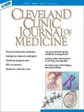 Cleveland Clinic Journal of Medicine: 86 (5)