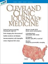 Cleveland Clinic Journal of Medicine: 86 (6)