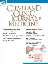 Cleveland Clinic Journal of Medicine: 86 (7)