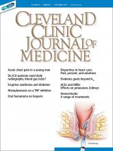 Cleveland Clinic Journal of Medicine: 86 (9)