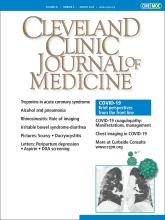 Cleveland Clinic Journal of Medicine: 87 (8)