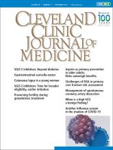 Cleveland Clinic Journal of Medicine: 88 (11)