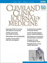 Cleveland Clinic Journal of Medicine: 88 (12)