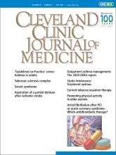 Cleveland Clinic Journal of Medicine: 88 (7)