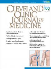 Cleveland Clinic Journal of Medicine: 88 (8)