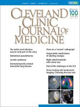 Cleveland Clinic Journal of Medicine: 88 (9)