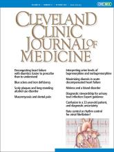 Cleveland Clinic Journal of Medicine: 89 (10)