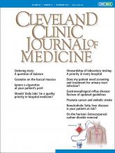 Cleveland Clinic Journal of Medicine: 89 (12)